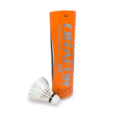 PLUMILLAS DE BÁDMINTON ORAFON X6 UNID. (GANSO)