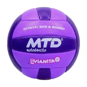 PELOTA DE VOLEY MTD LIVIANITA PU COSIDO #MT-810 TALLA #5