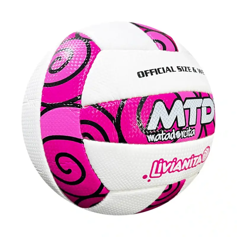 PELOTA DE VOLEY MTD LIVIANITA PU COSIDO #MT-820 TALLA #5 - Imagen 4