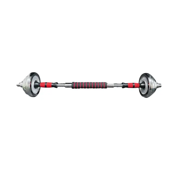 KIT 20KG PESAS CROMADAS CON ADAPTADOR - Imagen 3