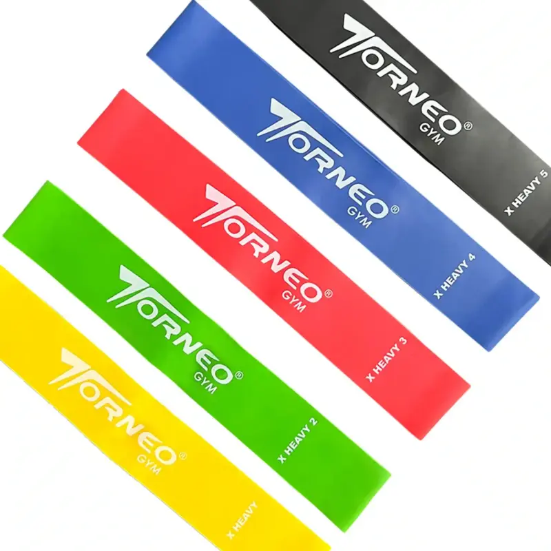 SET X5 UNID. DE MINI BANDAS ELASTICAS DE RESISTENCIA TORNEO #TOR-490 - Imagen 4