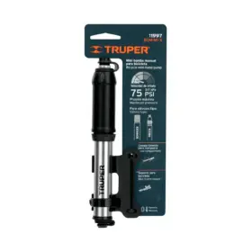 INFLADOR MANUAL TRUPER PARA BICICLETAS 75 PSI