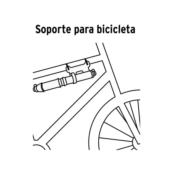 INFLADOR MANUAL TRUPER PARA BICICLETAS 75 PSI - Imagen 5