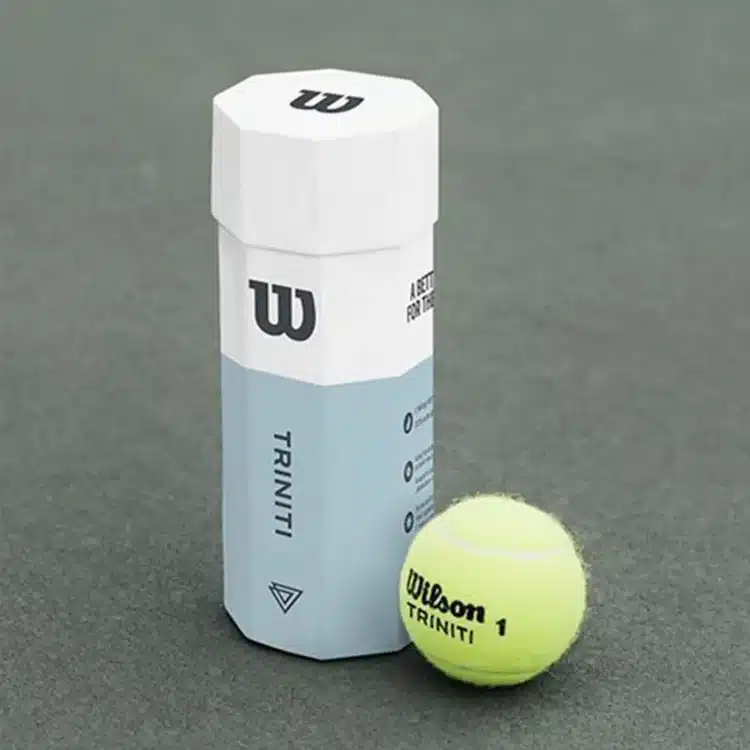 PELOTAS DE TENIS WILSON TRINITI (ESTUCHE 100% RECICLABLE) - Imagen 3