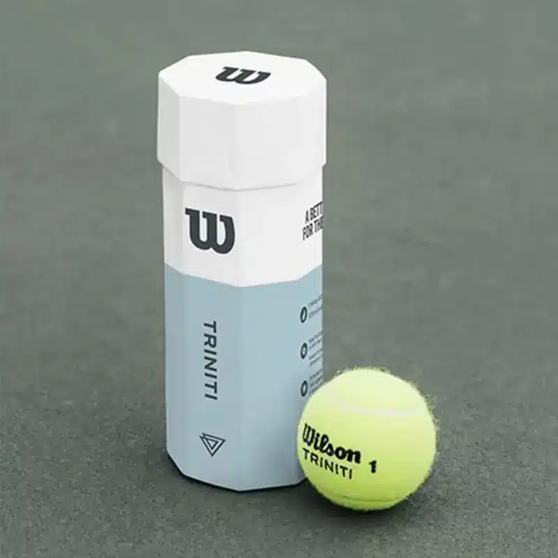 PELOTAS DE TENIS WILSON TRINITI (ESTUCHE 100% RECICLABLE) - Imagen 3
