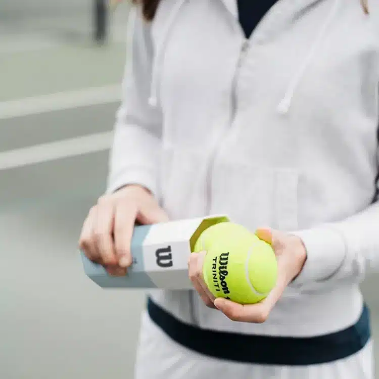 PELOTAS DE TENIS WILSON TRINITI (ESTUCHE 100% RECICLABLE) - Imagen 4