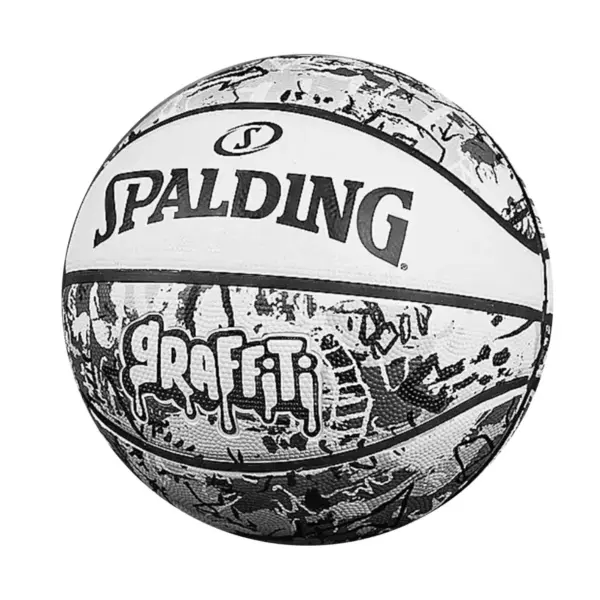 PELOTA PARA BASKET SPALDING GRAFFITI WHITE – #7 - Imagen 2