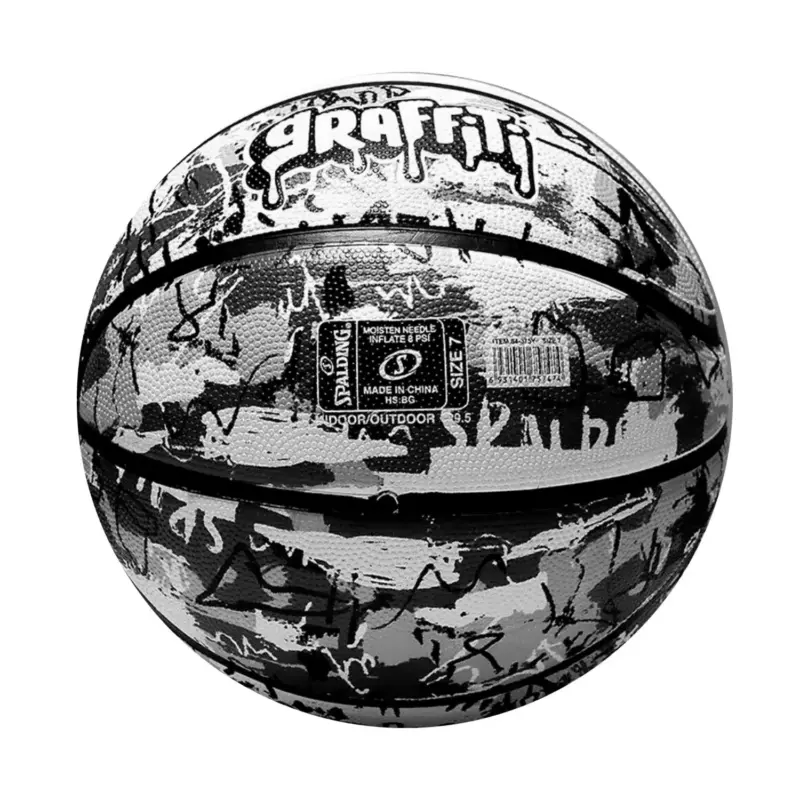 PELOTA PARA BASKET SPALDING GRAFFITI WHITE – #7 - Imagen 5