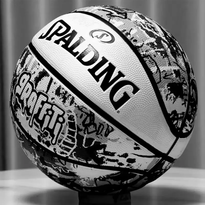 PELOTA PARA BASKET SPALDING GRAFFITI WHITE – #7 - Imagen 4