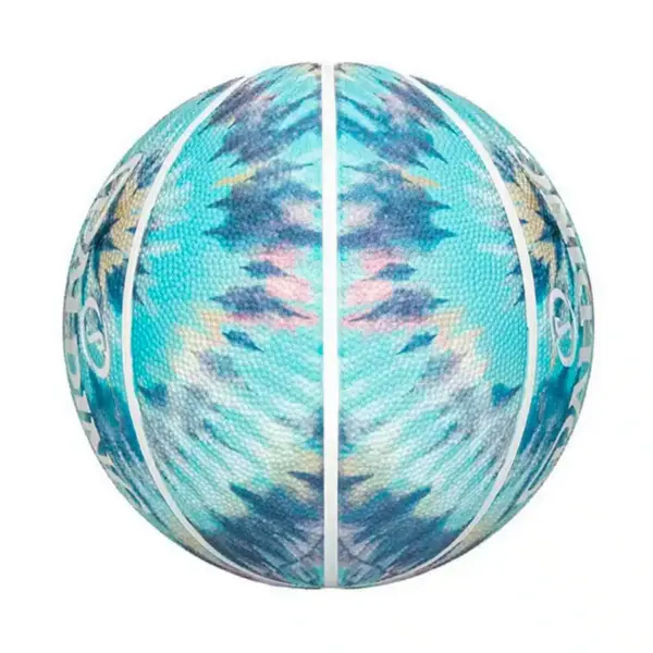 PELOTA PARA BASKET SPALDING TIE DYE TURQUESA - #6 - Imagen 3