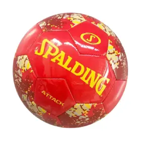 Alternative view of PELOTA PARA FÚTBOL SPALDING ATTACK ROJO CAMO TALLA #5