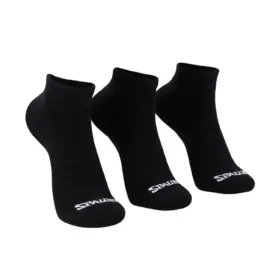 TRIPACK MEDIAS CORTAS SPALDING NEGRO