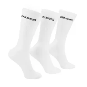 TRIPACK MEDIAS LARGAS SPALDING BLANCO