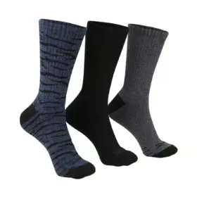 TRIPACK MEDIAS LARGAS SPALDING ALGODÓN RECICLADO MIX BLUE