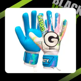 GUANTES DE ARQUERO FUTBOL GOLTY HYPERFASTER - BLANCO/AZUL