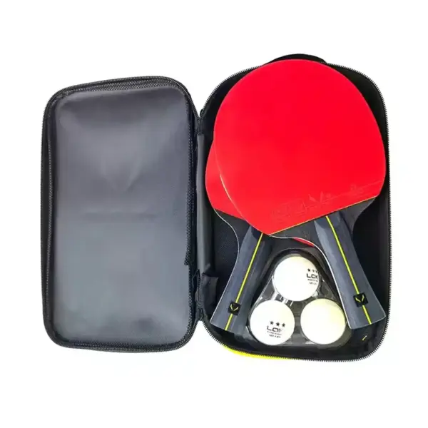 SET DE PING PONG LOKI RXTON ( 2 RAQUETAS + 1 NET + 1 ESTUCHE + 6 PELOTAS) - Imagen 2