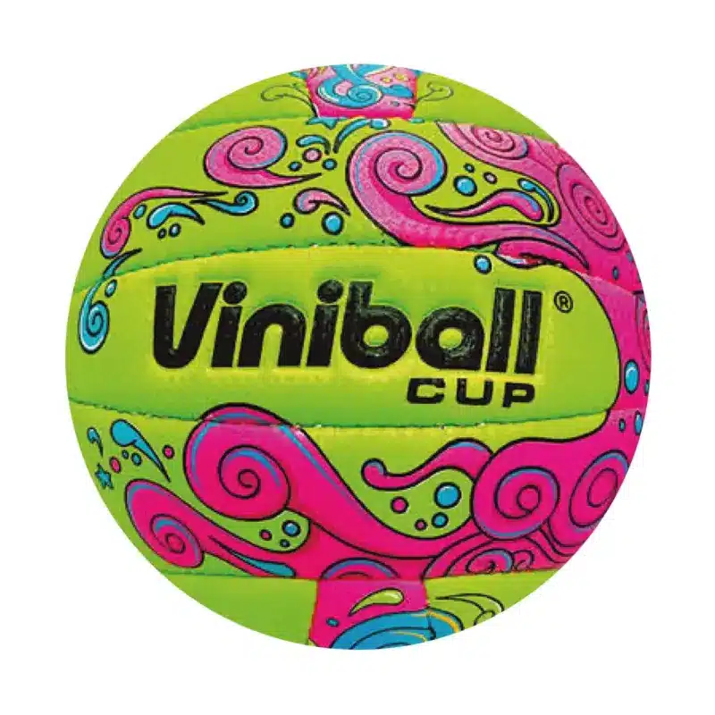 PELOTA PARA VOLEY VINIBALL CUERO COSIDO GRAFITTI #5 - Imagen 2