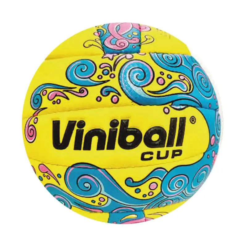 PELOTA PARA VOLEY VINIBALL CUERO COSIDO GRAFITTI #5 - Imagen 3