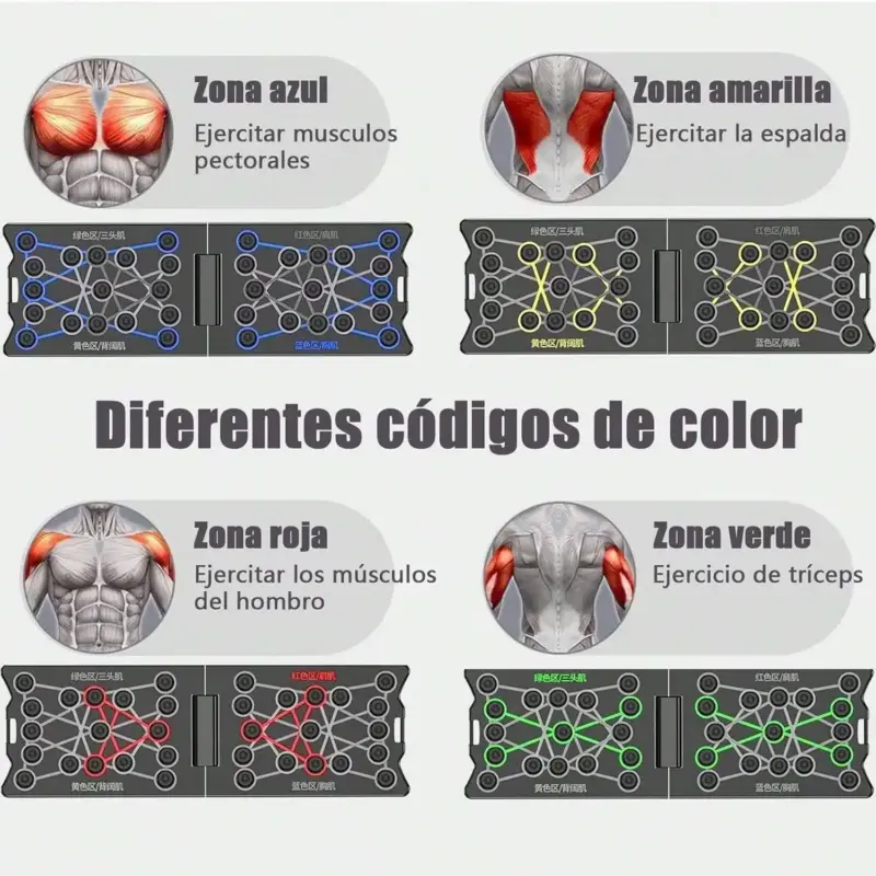 TABLERO DE FLEXIONES PUSH UP MULTIFUNCIONAL WINNER - Imagen 5