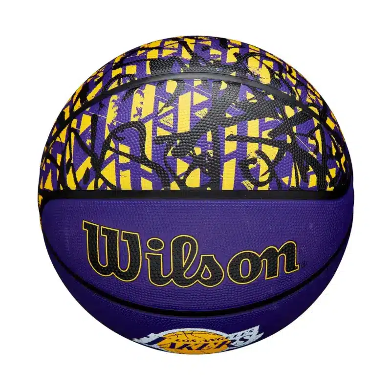 PELOTA DE BASKET WILSON NBA TEAM GRAFFITI LAKERS #7 - Imagen 4