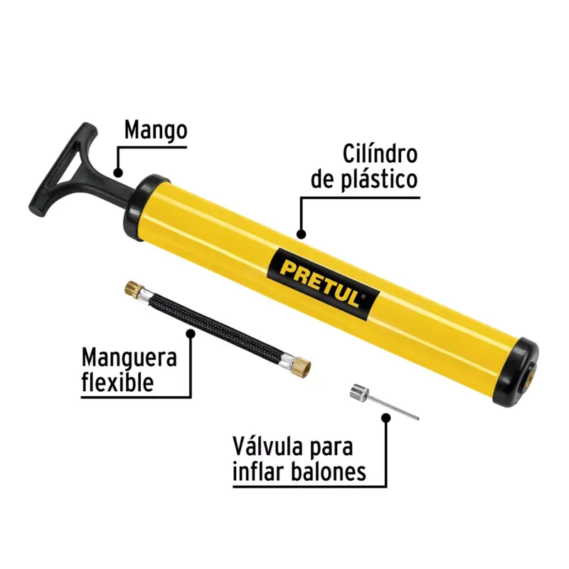 INFLADOR MANUAL PARA BALONES PRETUL 14.5 PSI - Imagen 3