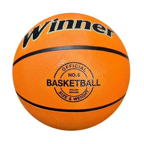 PELOTA DE BASQUET WINNER NARANJA TALLA #6 - Imagen 2