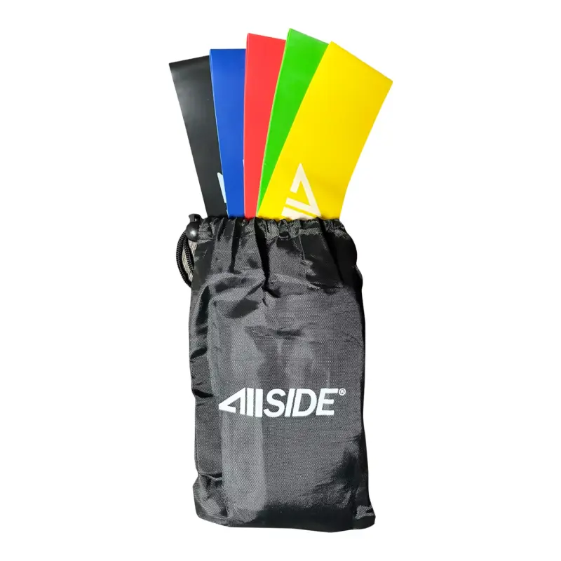 BANDAS ELASTICAS DE RESISTENCIA ALLSIDE MINI SET X5 UNDS. - Imagen 2