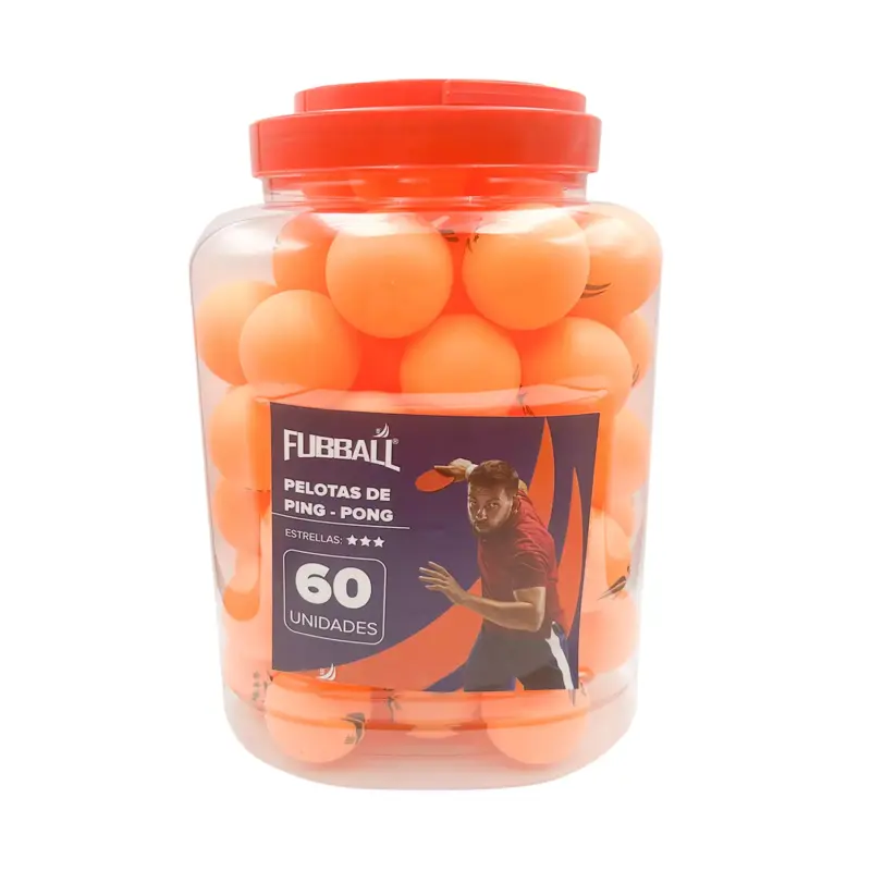 PELOTAS PING PONG 3 ESTRELLAS FUBBALL 60 UNDS - Imagen 5