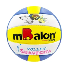 PELOTA DE VOLEY MIBALON CELULAR COLORES #5