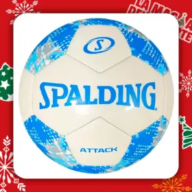 PELOTA PARA FÚTBOL SPALDING ATTACK AZUL CAMO TALLA #4