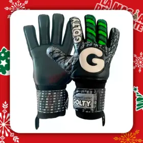GUANTES DE ARQUERO FUTBOL GOLTY HYPERFASTER - NEGRO/VERDE