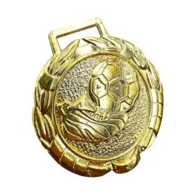 Alternative view of MEDALLA DE FÚTBOL PARA PREMIACION 5 CM