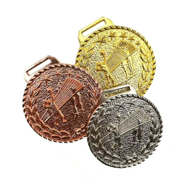 MEDALLA DE VÓLEY PARA PREMIACION 5 CM - Imagen 3