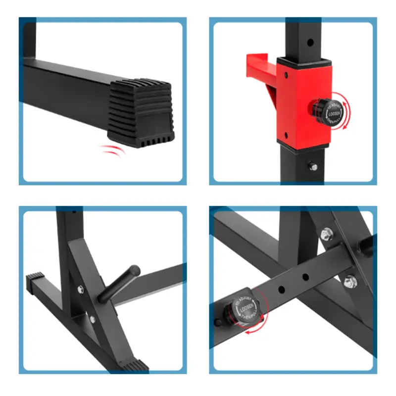 RACK SOPORTE DE BARRAS PARA SENTADILLAS MULTIFUNCIONAL - Imagen 3