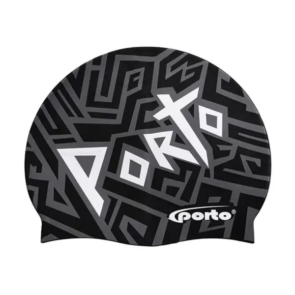 GORRO PARA NATACIÓN PORTO DISEÑO GEOMETRICO - Imagen 3