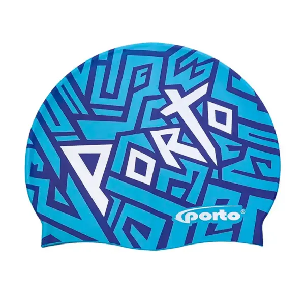 GORRO PARA NATACIÓN PORTO DISEÑO GEOMETRICO - Imagen 4