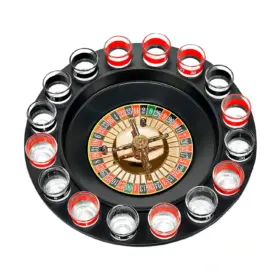 JUEGO RULETA RUSA DE BEBER DRINKING SET 16 VASOS