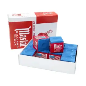 TIZA PARA BILLAR - MASTER SET X12 UNDS.