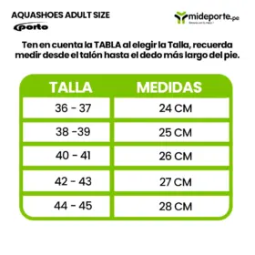 Alternative view of AQUA SHOES PORTO ADULTO #POR-1190