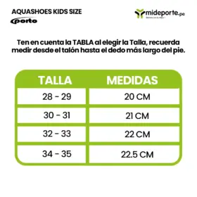 Alternative view of AQUA SHOES PORTO KIDS #POR-1190