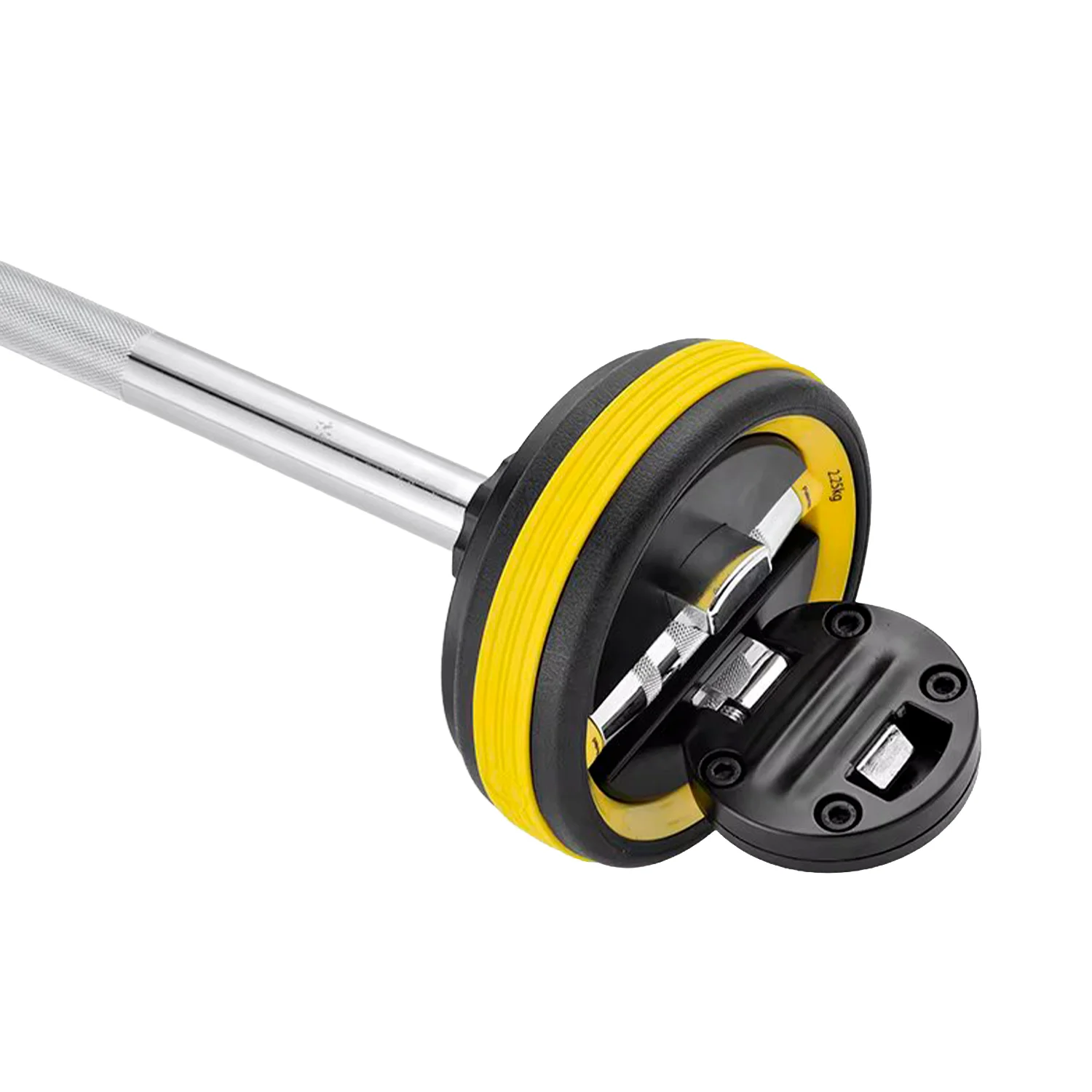 BARRA RECTA PARA MANCUERNAS CIRCULARES CROMADA - Imagen 3