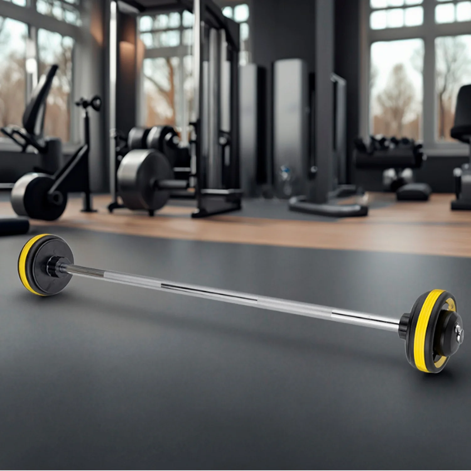 BARRA RECTA PARA MANCUERNAS CIRCULARES CROMADA - Imagen 2