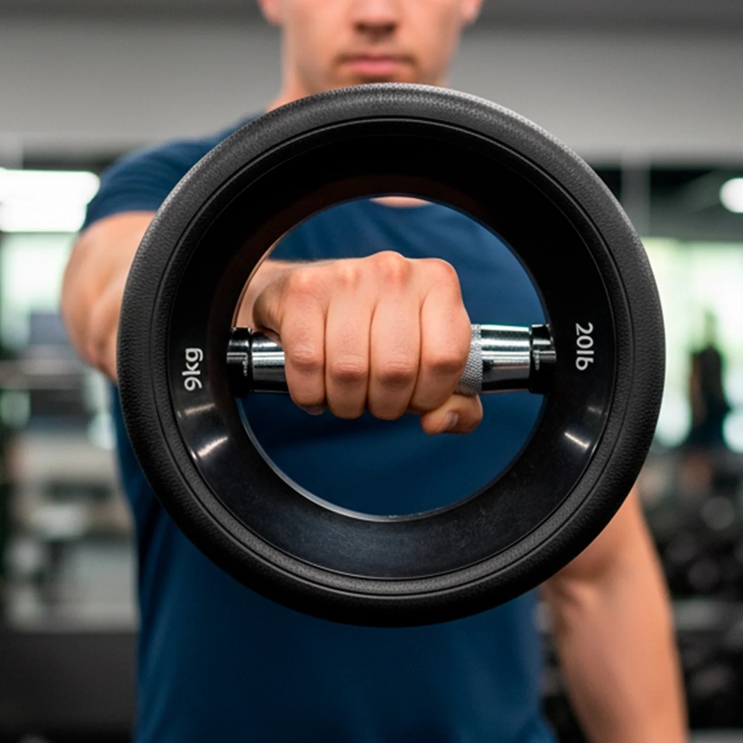 MANCUERNAS CIRCULARES PARA EJERCICIOS - PAR DE PESAS - Imagen 3