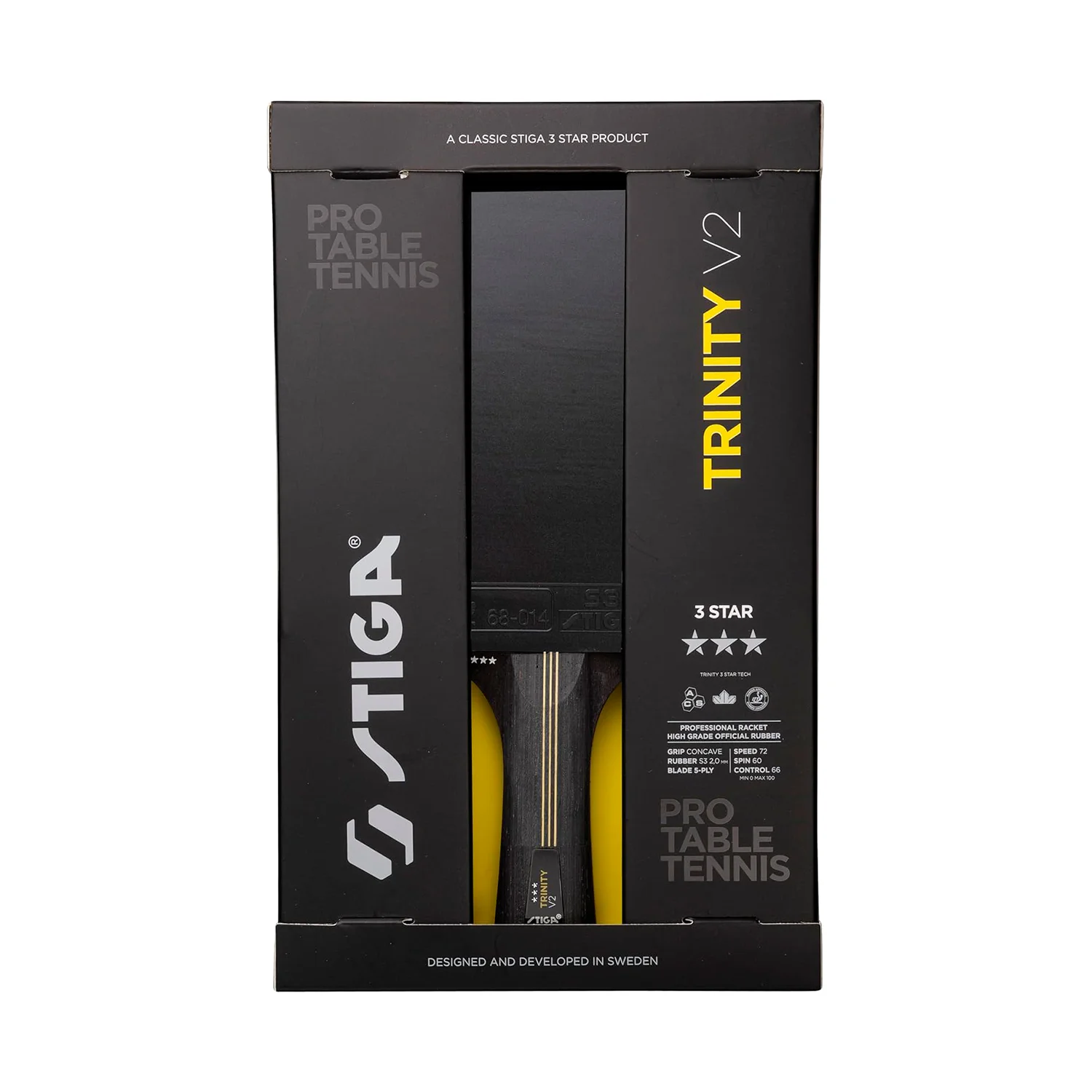 RAQUETA DE PING PONG STIGA TRINITY V2 3 ESTRELLAS - Imagen 3