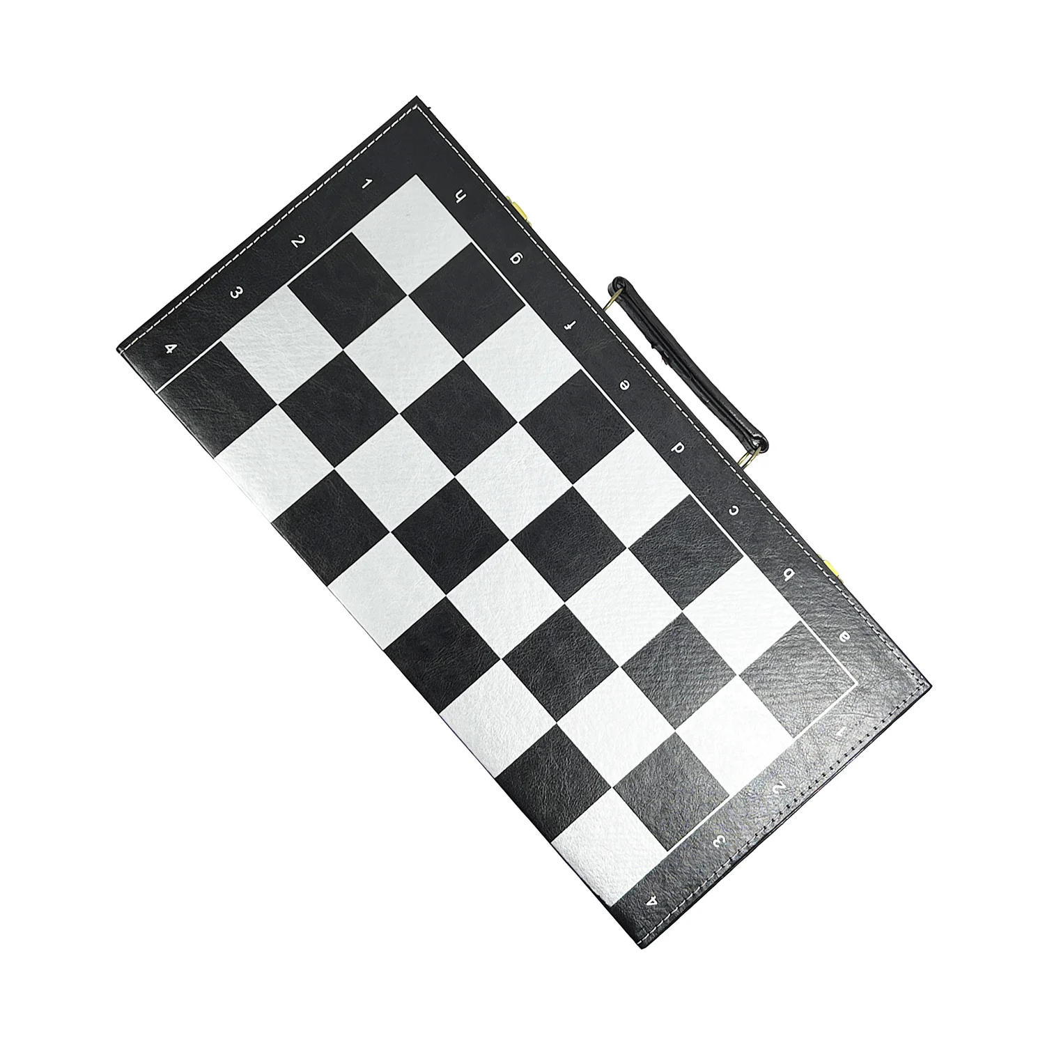 TABLERO DE AJEDREZ 3 EN 1 CUERO - Imagen 7