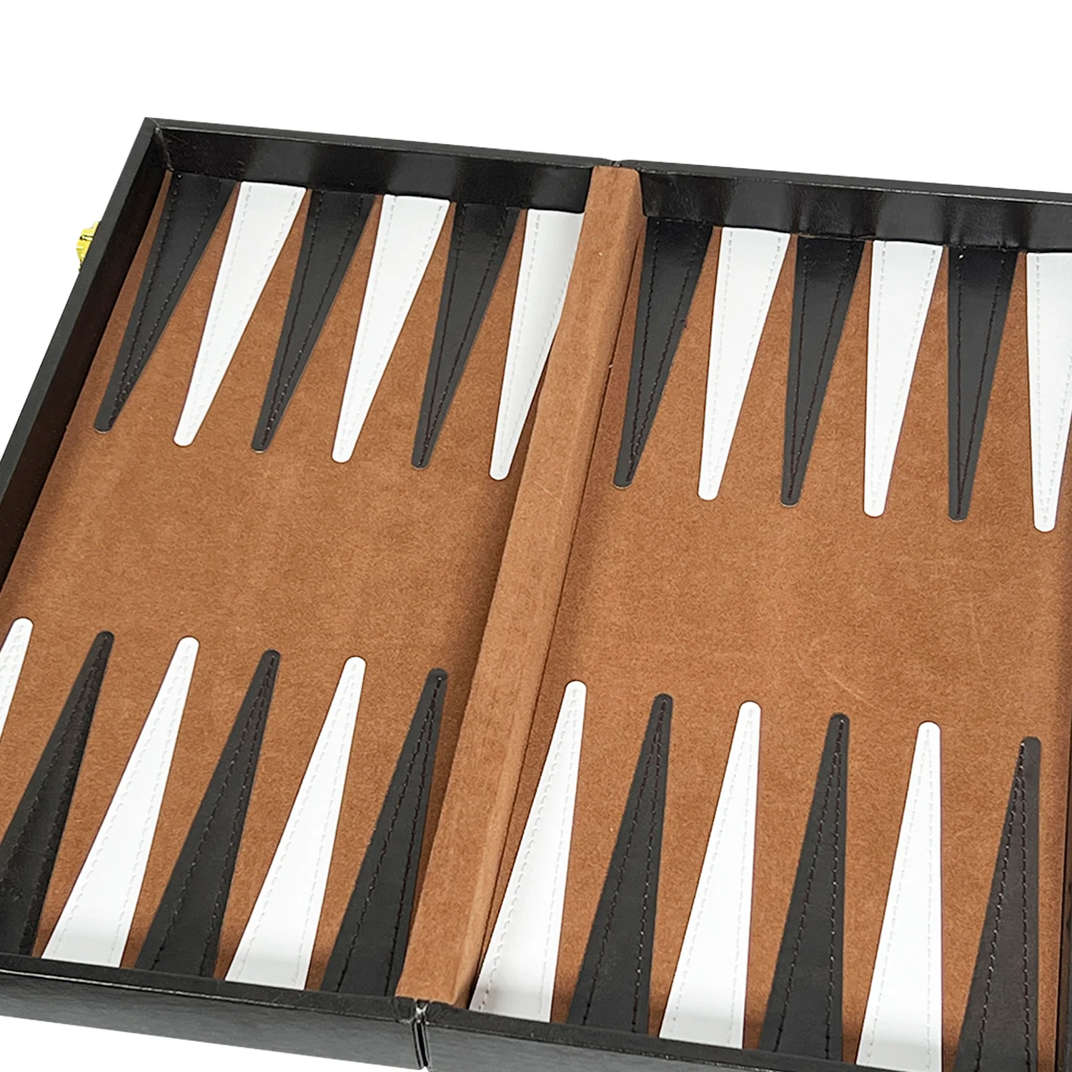 TABLERO DE AJEDREZ 3 EN 1 CUERO - Imagen 6