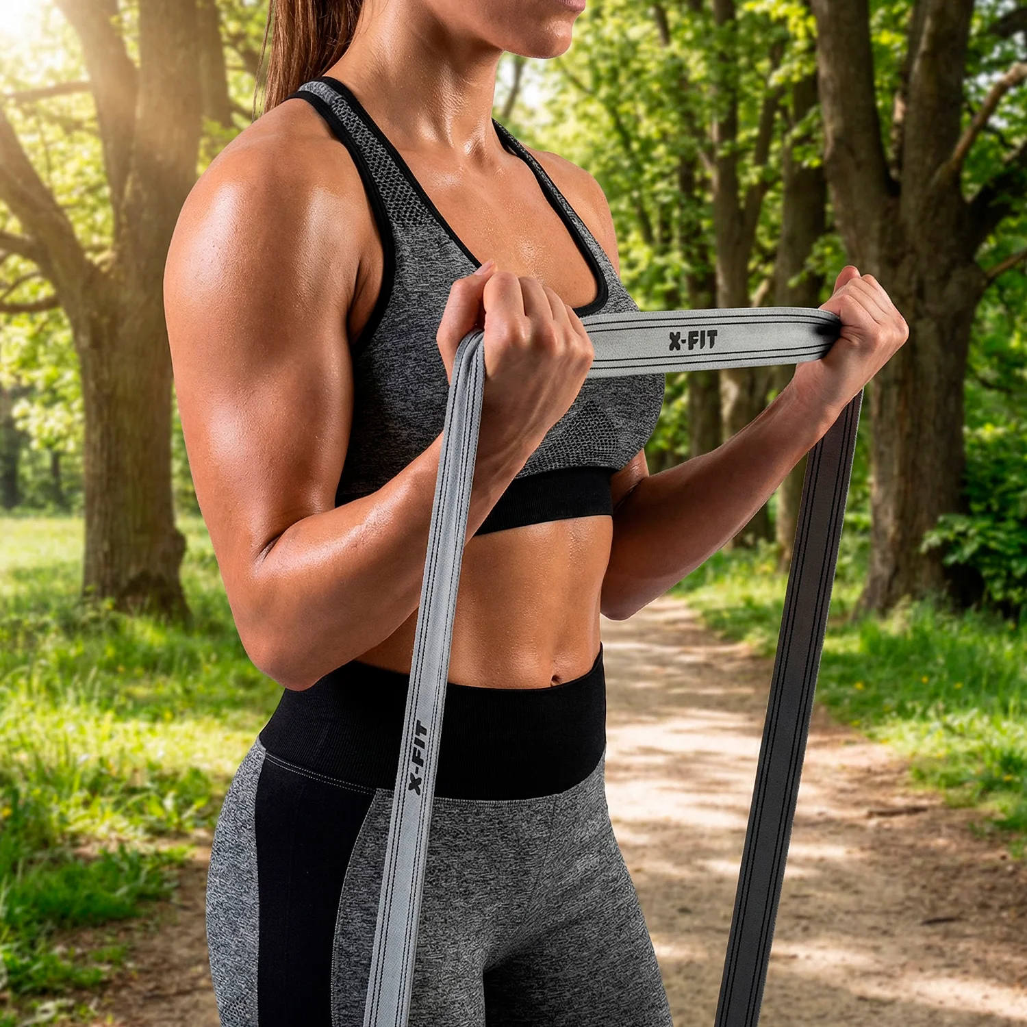 BANDA DE RESISTENCIA POLYESTER X-FIT - Imagen 3