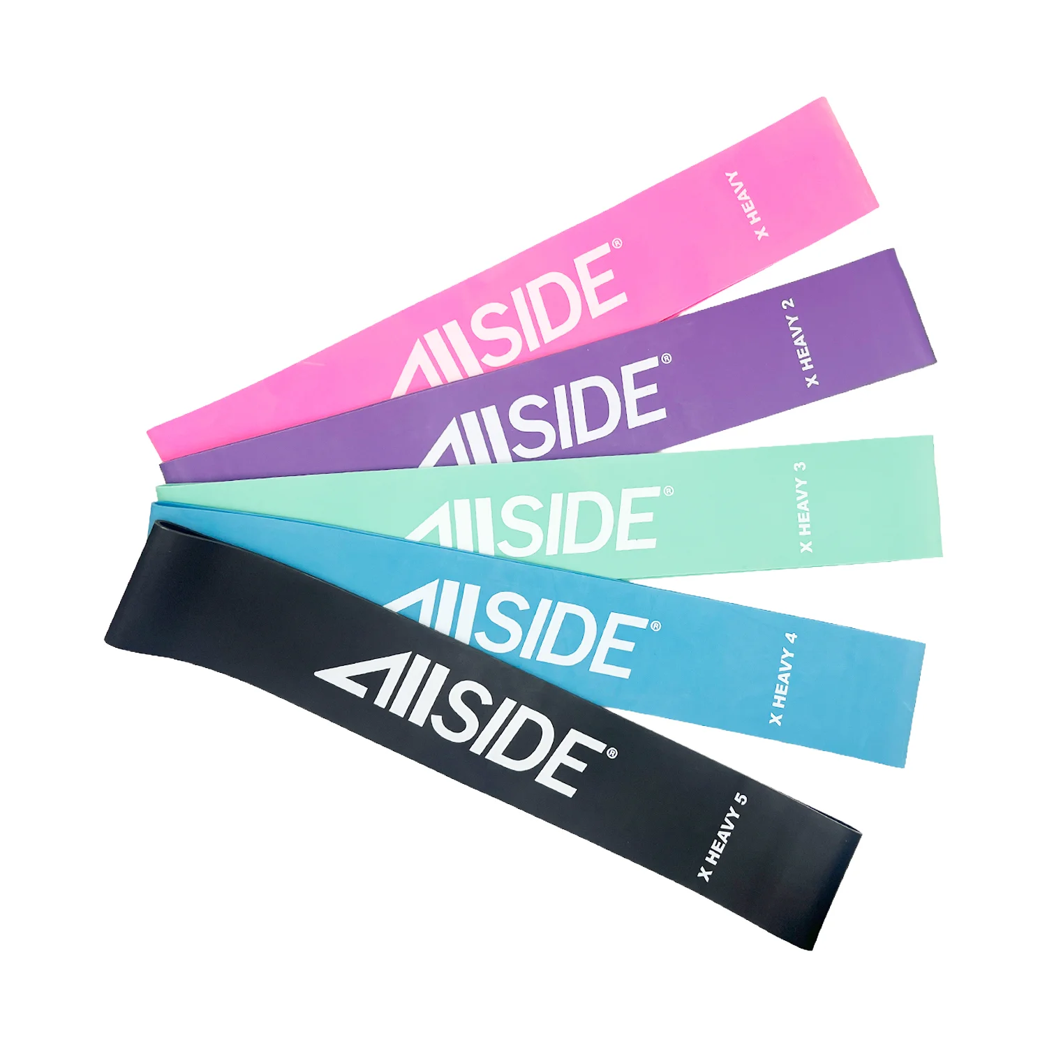 BANDAS ELASTICAS DE RESISTENCIA ALLSIDE MINI SET X5 UNDS. V2