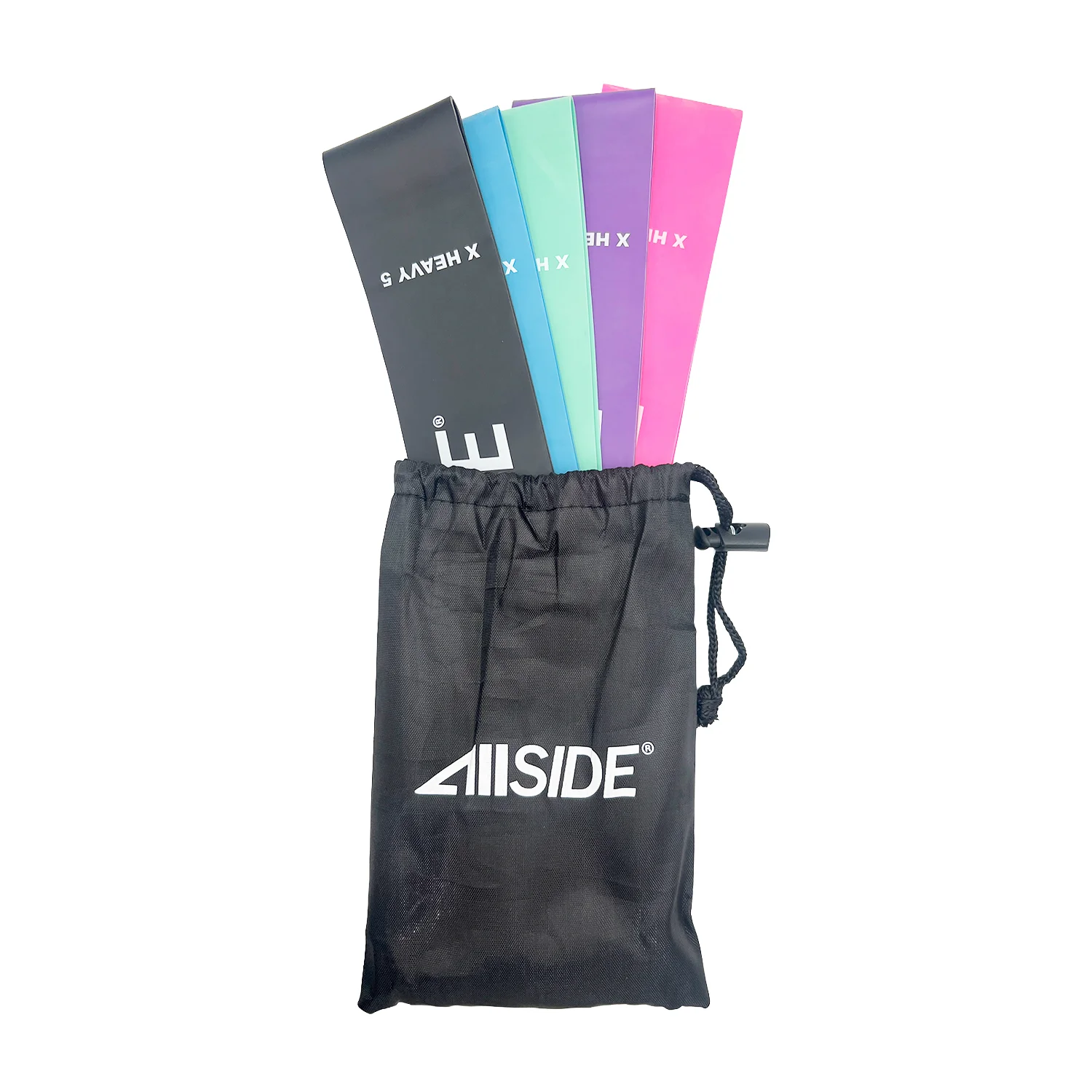 BANDAS ELASTICAS DE RESISTENCIA ALLSIDE MINI SET X5 UNDS. V2 - Imagen 2