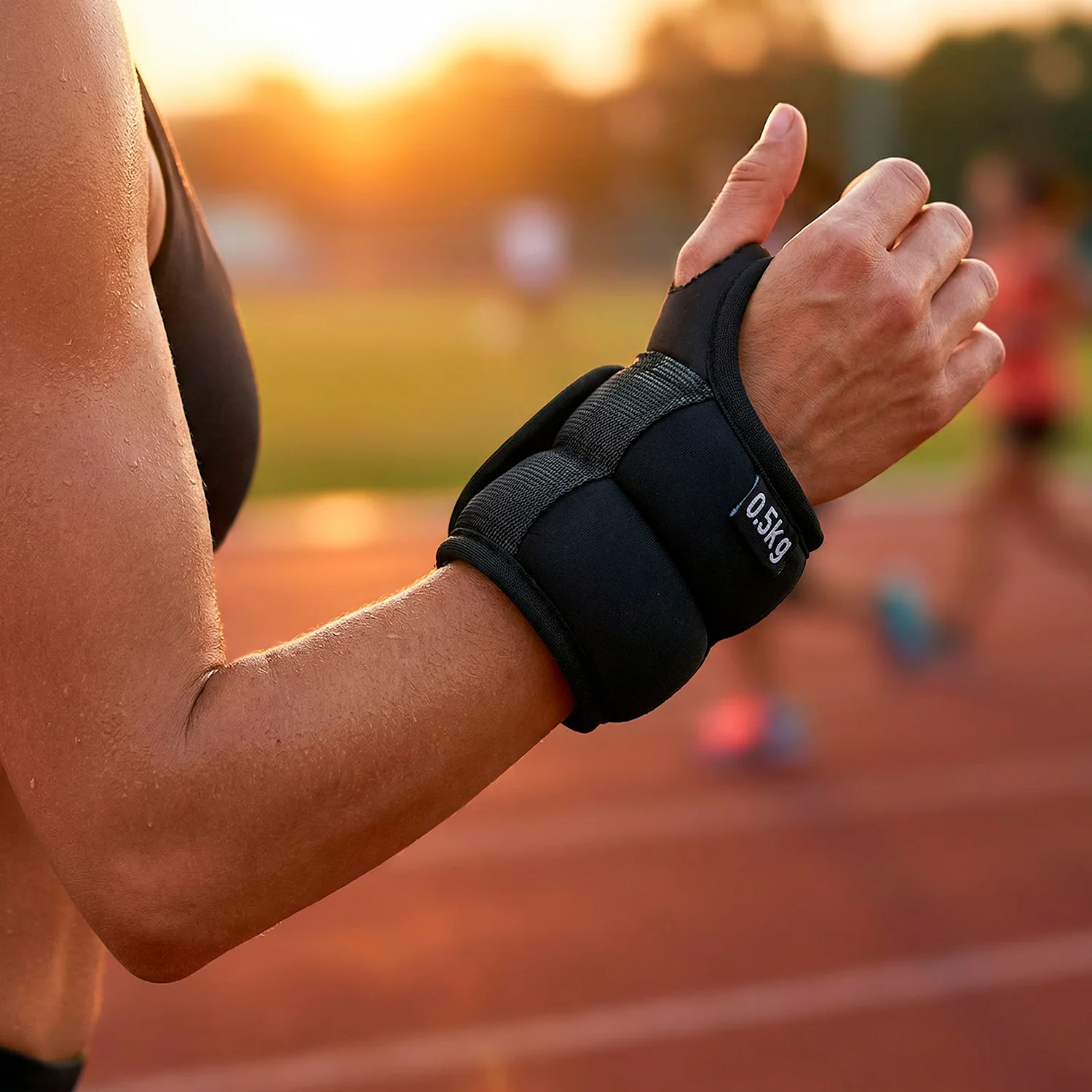 MUÑEQUERAS CON PESO WINNER CON AGUJERO - Imagen 2